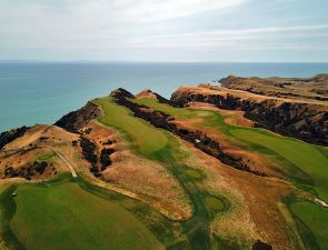 Cape Kidnappers 15th Aerial Down